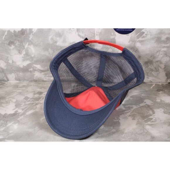 Patagonia Spell Out Trucker Hat Salmon Blue Adjustable Snapback - Picture 6 of 6